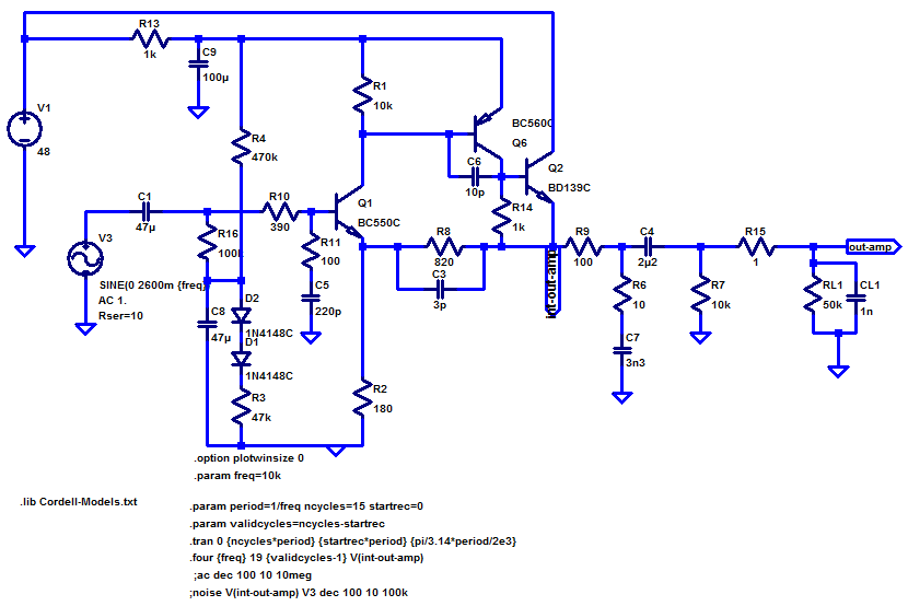 [Schematic: Hardcore Preamp]